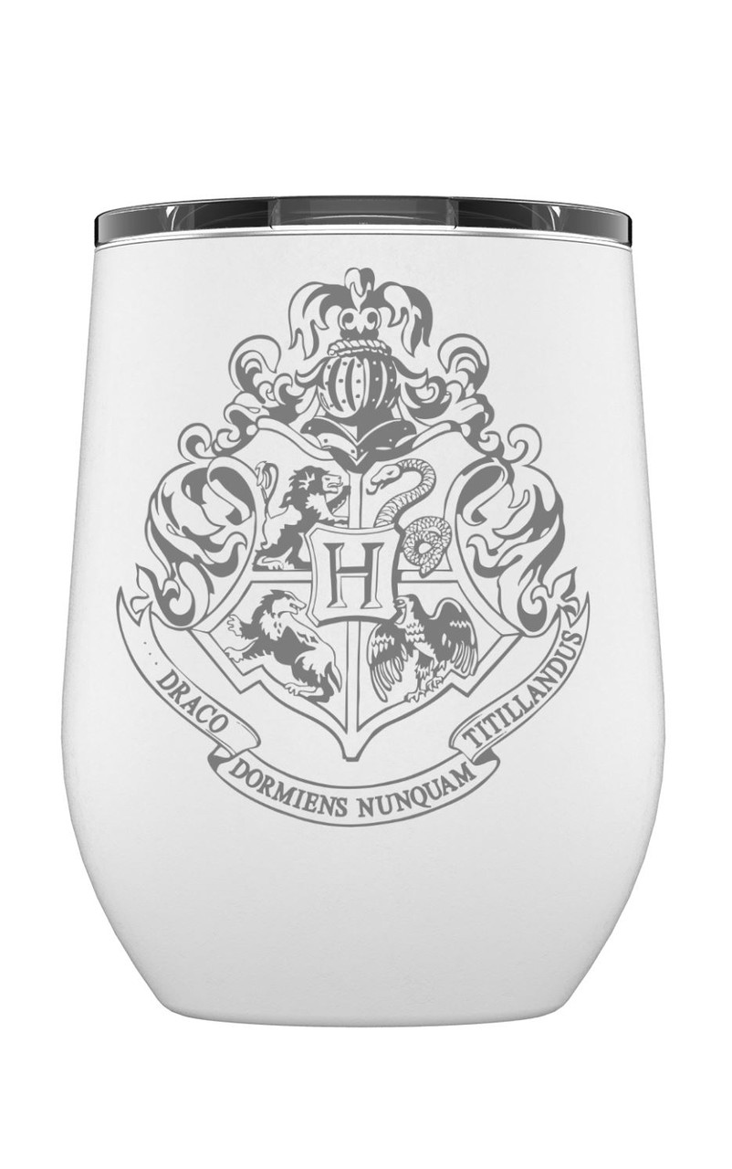 Laser Engraved Hogwarts House Crest Stainless Steel Powder Coated