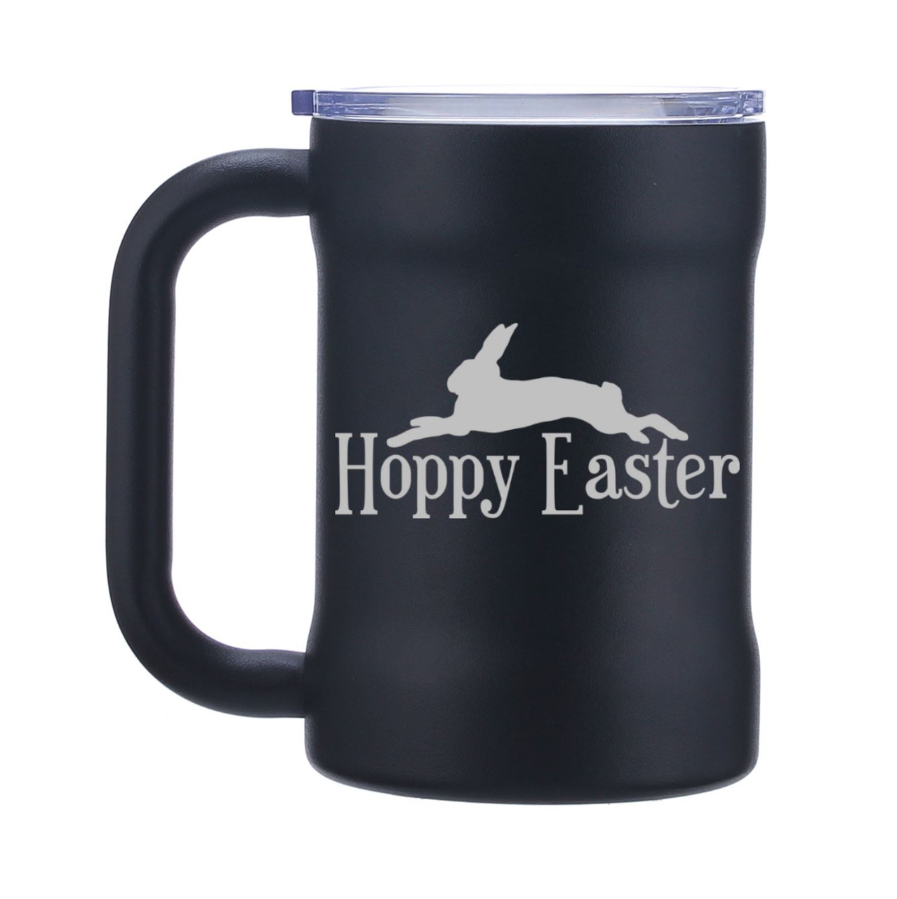 Laser Engraved Hoppy Easter Stainless Steel Powder Coated Tumbler