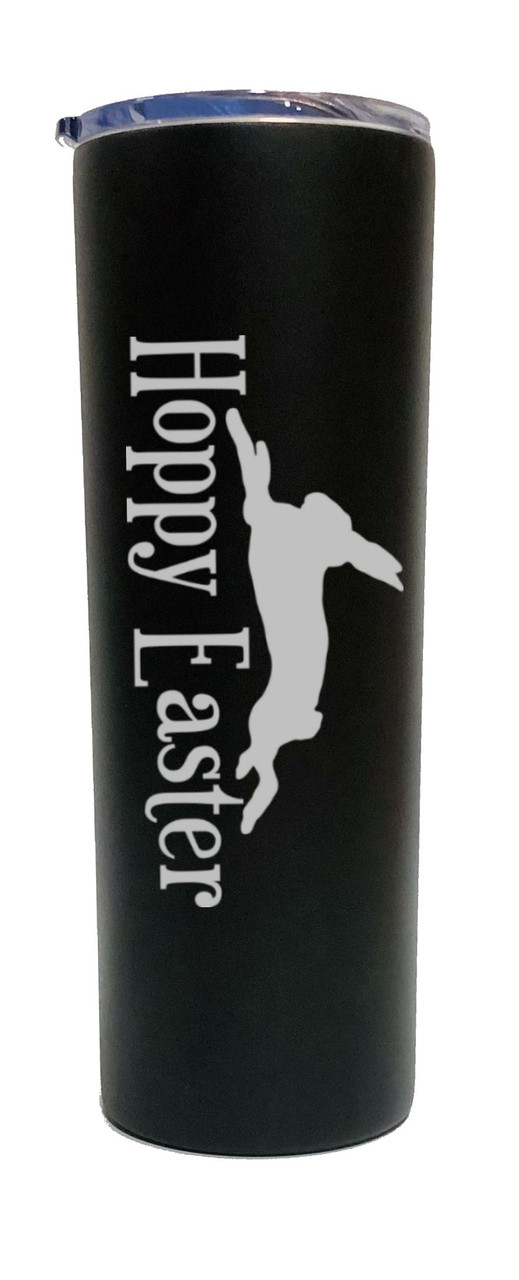 Laser Engraved Hoppy Easter Stainless Steel Powder Coated Tumbler