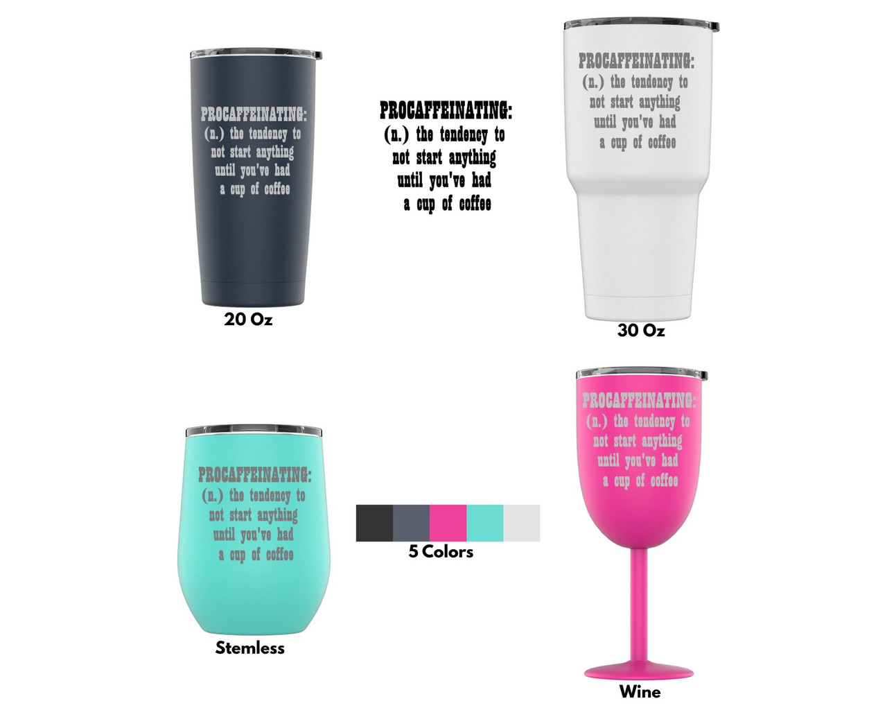 Personalized Wine Tumbler, Engraved Wine Cup, Insulated Travel