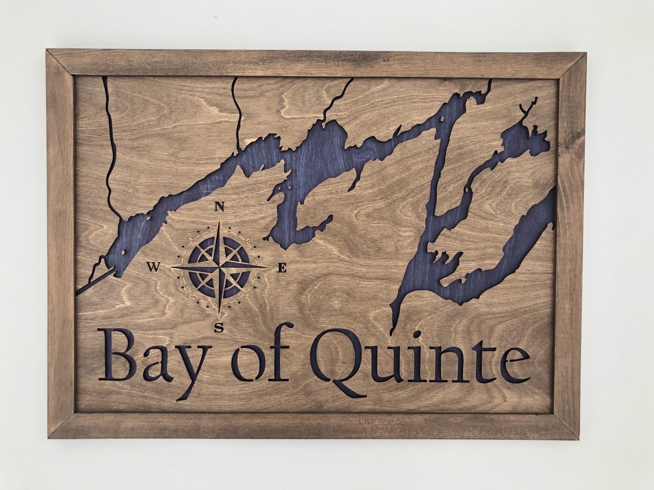 Ontario Skeleton Lake Muskoka Lakes 22 x 17 Laminated Wall Map