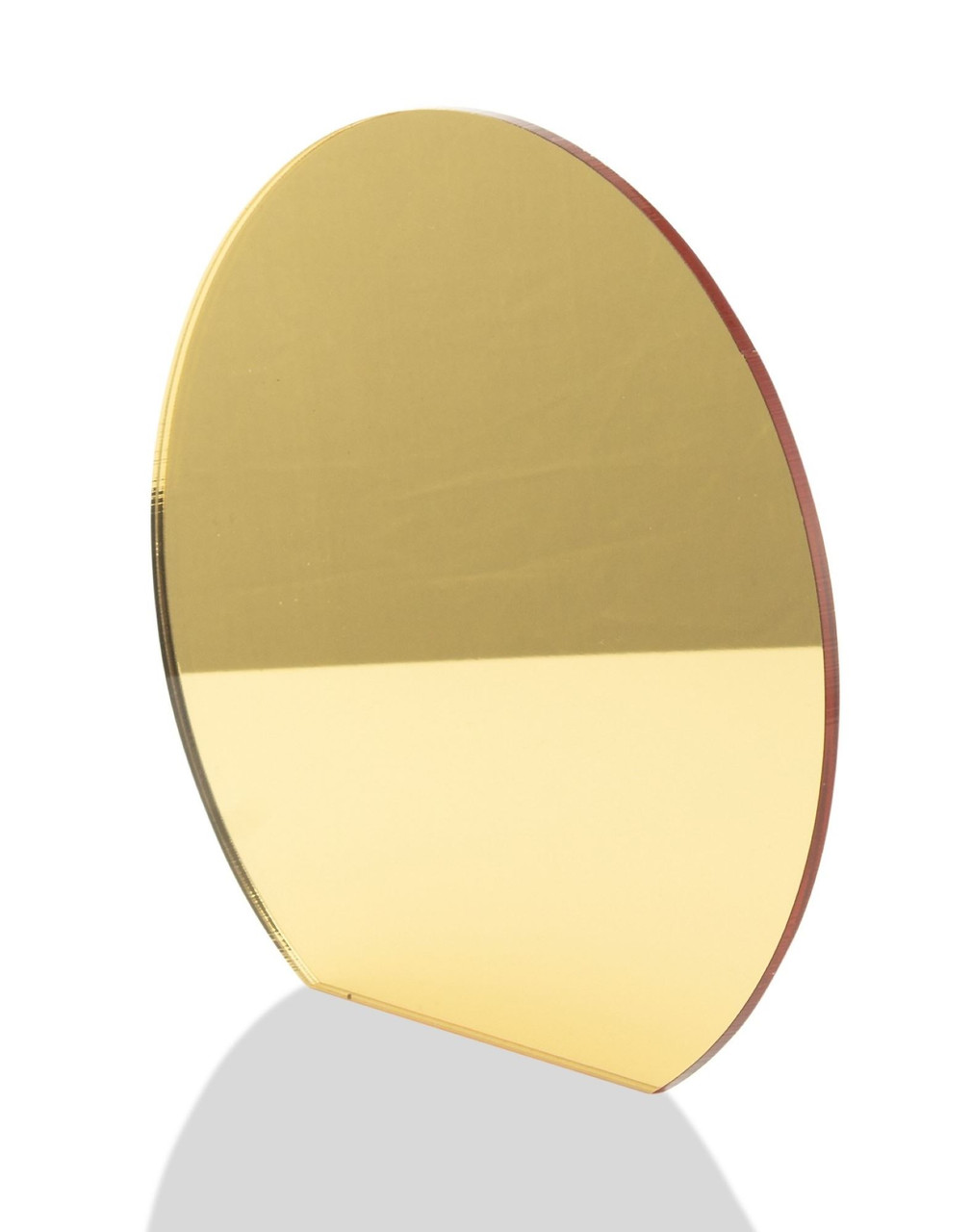 Miroir Transparent Acrylique Plexiglas 1/8 Disque Cercle en