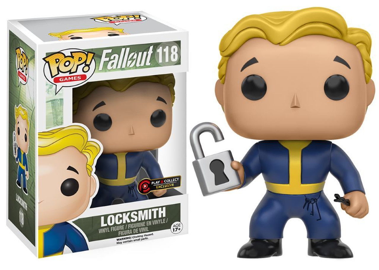 Funko POP! Fallout: Locksmith - Play & Collect Exclusive Vinyl ...