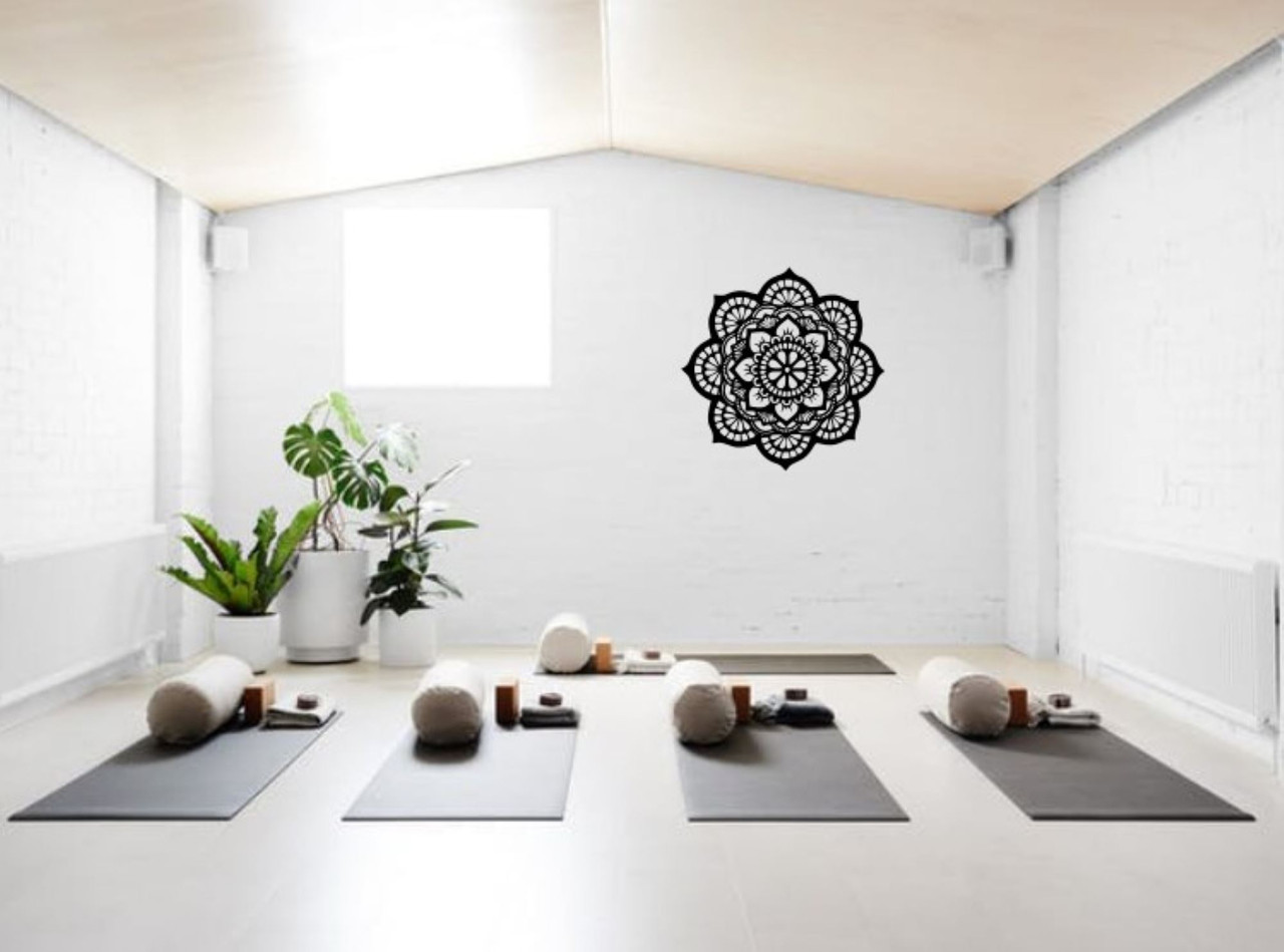 Classic Wooden Mandala for Yoga Studio or Home Décor Gift Zen