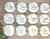 30 Laser Cut Clear Acrylic Blank Round Discs 5/64 inch (2 mm) Thick