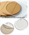 30 Laser Cut Clear Acrylic Blank Round Discs 3/64 inch (1 mm) Thick