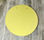 ONE Laser Cut GOLD MIRROR Acrylic Blank Round Disc with TWO HOLES for Hanging: 1/8 inch (3mm) thick