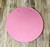 ONE Laser Cut ROSE GOLD MIRROR Acrylic Blank Round Disc with TWO HOLES for Hanging: 1/8 inch (3mm) thick