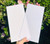 DAU 2 Pack White Cast Acrylic Plexiglass Sheets 1/8 inch Thick (3mm)