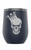 Laser Engraved King Skull Stainless Steel Powder Coated Tumbler + Splash Proof Lid + 2 Straws*, Triple Wall Vacuum Insulated, Mug Coffee Cup Travel Camping Work