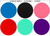 40 Laser Cut Color Acrylic Blank Round Discs with HOLE 1/8 inch (3 mm)