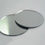 100 Laser Cut SILVER Mirror Acrylic Blank Round Discs.