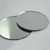 ONE Laser Cut SILVER Mirror Acrylic Blank Round Disc 1/8 inch (3 mm) thick