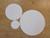 100 Laser Cut White Acrylic Blank Round Discs