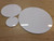 20 Laser Cut White Acrylic Blank Round Discs