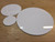 20 Laser Cut White Acrylic Blank Round Discs