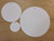 60 Laser Cut White Acrylic Blank Round Discs