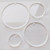 30 Laser Cut Clear Acrylic Blank Round Discs 3/16 inch (4.5 mm) Thick