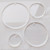 100 Laser Cut Clear Acrylic Blank Round Discs 3/16 inch (4.5 mm) Thick