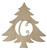 Wooden Christmas Tree Monogram