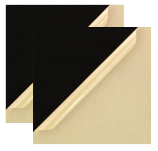 2 Pack BLACK Cast Acrylic Plexiglass Sheets 1/4 inch Thick (6mm) [9 Sizes]