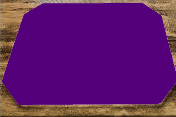 DistinctAndUnique PURPLE Acrylic Place mats and Coasters