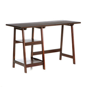 Espresso Finish Wood Home Office Laptop Computer Desk Q280-SBED12148