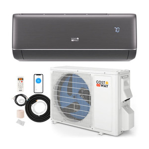 12000 BTU 22 SEER2 115V WiFi Enabled Mini Split AC Compatible with Alexa Gray B593-FP10902US-HS+