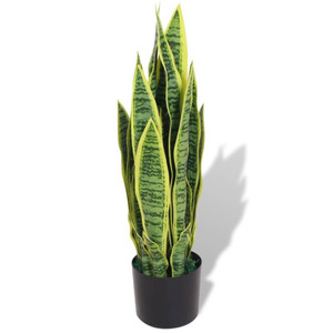Fake Plant Green Plastic and iron wire, Real wood 25.6 in tall A949-244428