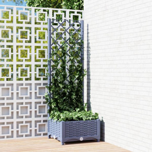 Garden Planter Blue grey Polypropylene Large Planters A949-318248