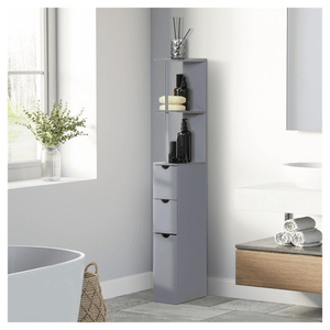 Bathroom Storage Cabinet-Grey T575-S0671386208