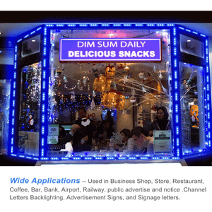 Super Bright IP65 Waterproof 5050 SMD Module Light Sign Strip Lamp DC 12V T575-S0671286821