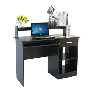 General Style Modern E1 15MM Chipboard Computer Desk Black T575-S0671298385