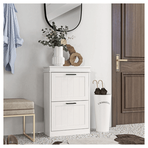 Shoe Storage Cabinet-White T575-S0671383196