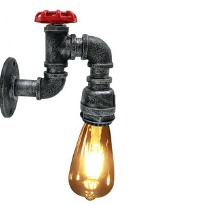 Vintage Industrial Water Pipe Lamp Retro Light Steampunk Wall Sconce~1587 T575-S0671387260