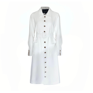 Monique White Coat T575-S0671384059