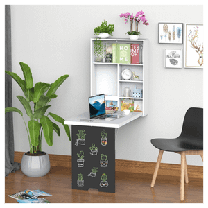 Wall Mounted Foldable Desk-White T575-S0671382201