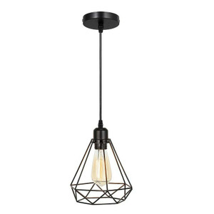 Industrial Geometric Cage Pendant Lamp E26 Ceiling Light Fixture~1177 T575-V0671387763