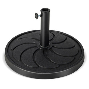40LBS 21.5Inch Round Outdoor Umbrella Base - Color: Black D681-NP11206