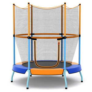 48 Inch Toddler Trampoline with Safety Enclosure Net-Orange - Color: Orange D681-TW10102OR