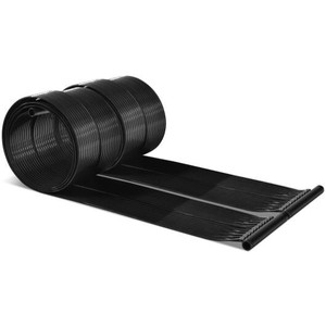 2 Pieces 10/16.4/20 Feet Weatherproof Solar Swimming Pool Heating System-L - Color: Black - Size: L D681-NP11010-6