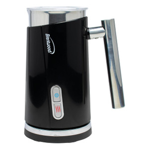 Brentwood 10 Ounce Cordless Electric Milk Frother and Warmer in Black D970-GA-301BK