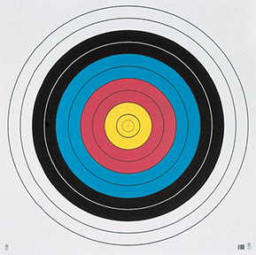 Maple Leaf Target Face FITA 10-Ring 80 cm. 25 pk. R557-63184