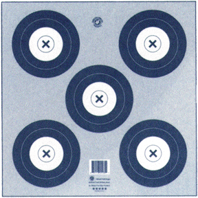 Maple Leaf Target Face NFAA Indoor 5-Spot 100 pk. R557-63179