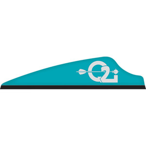 Q2i Fusion X-II Vanes Teal 2.1 in. 100 pk. R557-1004444