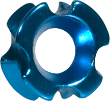 October Mountain TriView Peep Blue 1/4 in R557-45399