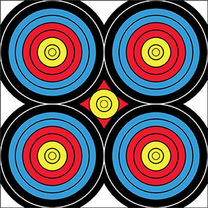 DuraMesh Archery Target Sight In 24 in. x 24 in. R557-79633