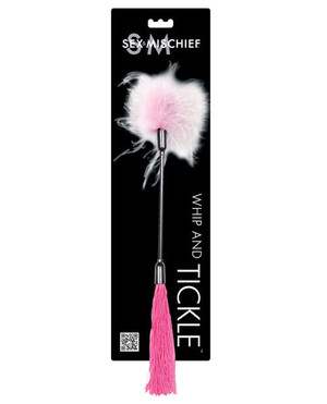 Sex & Mischief Whip & Tickle - Pink/White X615-SS760-25
