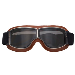 Leather Vintage Scooter Goggles Pilot Ski Sunglasses Helmet Eyewear K484-PAU_05FAL6L0