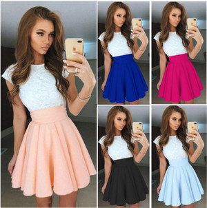 Lace stitching dress Q119-CJNSSYLY02352